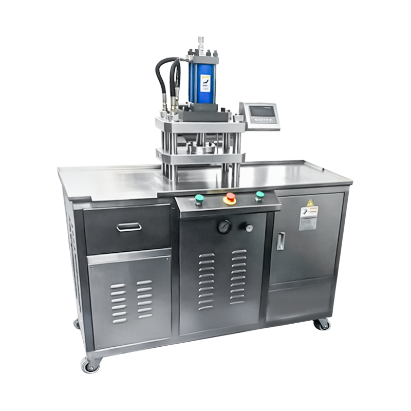 Halvautomatisk topppressende hydraulisk pulverkomprimeringsmaskin for makeup